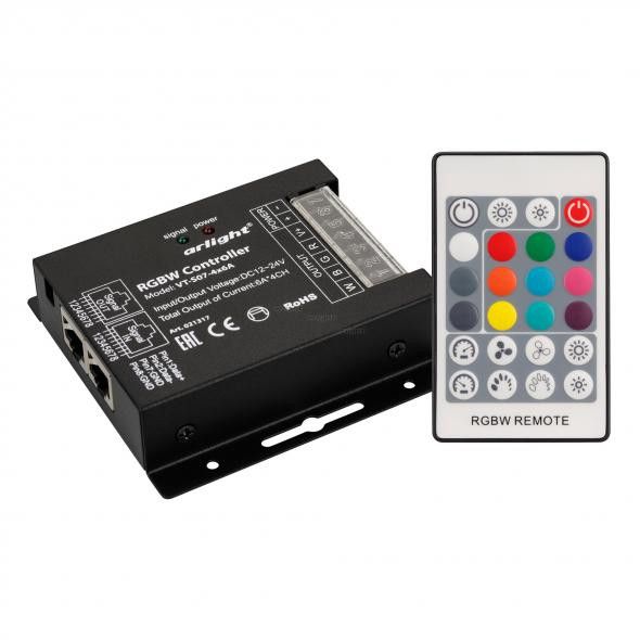 

Контроллер VT-S07-4x6A (12-24V, ПДУ 24 кн, RF) 021317, 021317