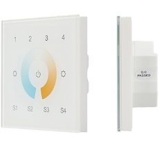 INTELLIGENT Сенсорная панель DALI-901-11-4G-4SC-MIX-DT8-IN White (BUS/230V) (IARL, IP20 Пластик, 3 года) 037198 Arlight 037198_ARL