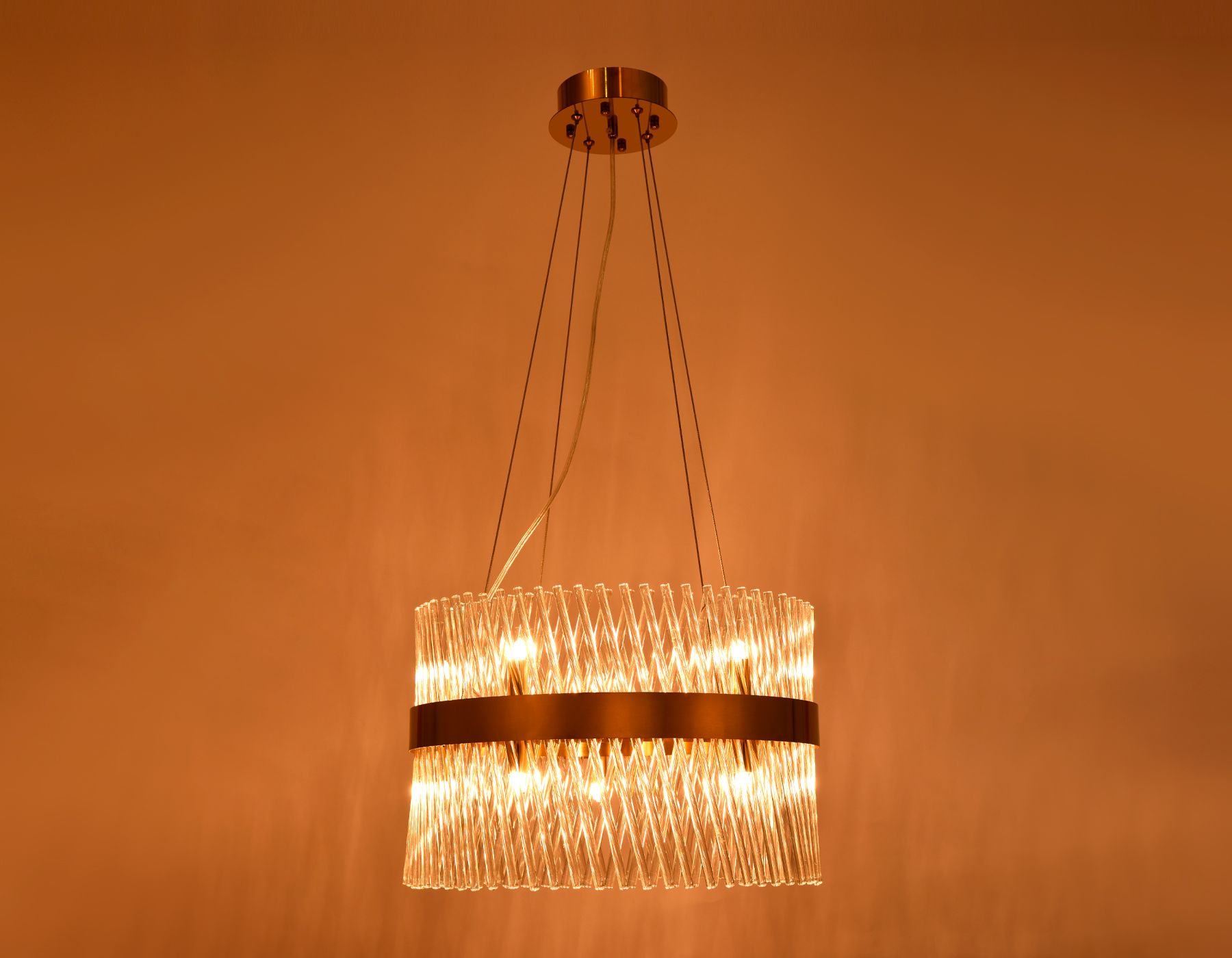 Подвесная люстра Ambrella light с хрусталем TR TR5359_AMB