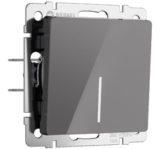 Выключатель одноклавишный проходной с подсветкой Werkel a064080_WR