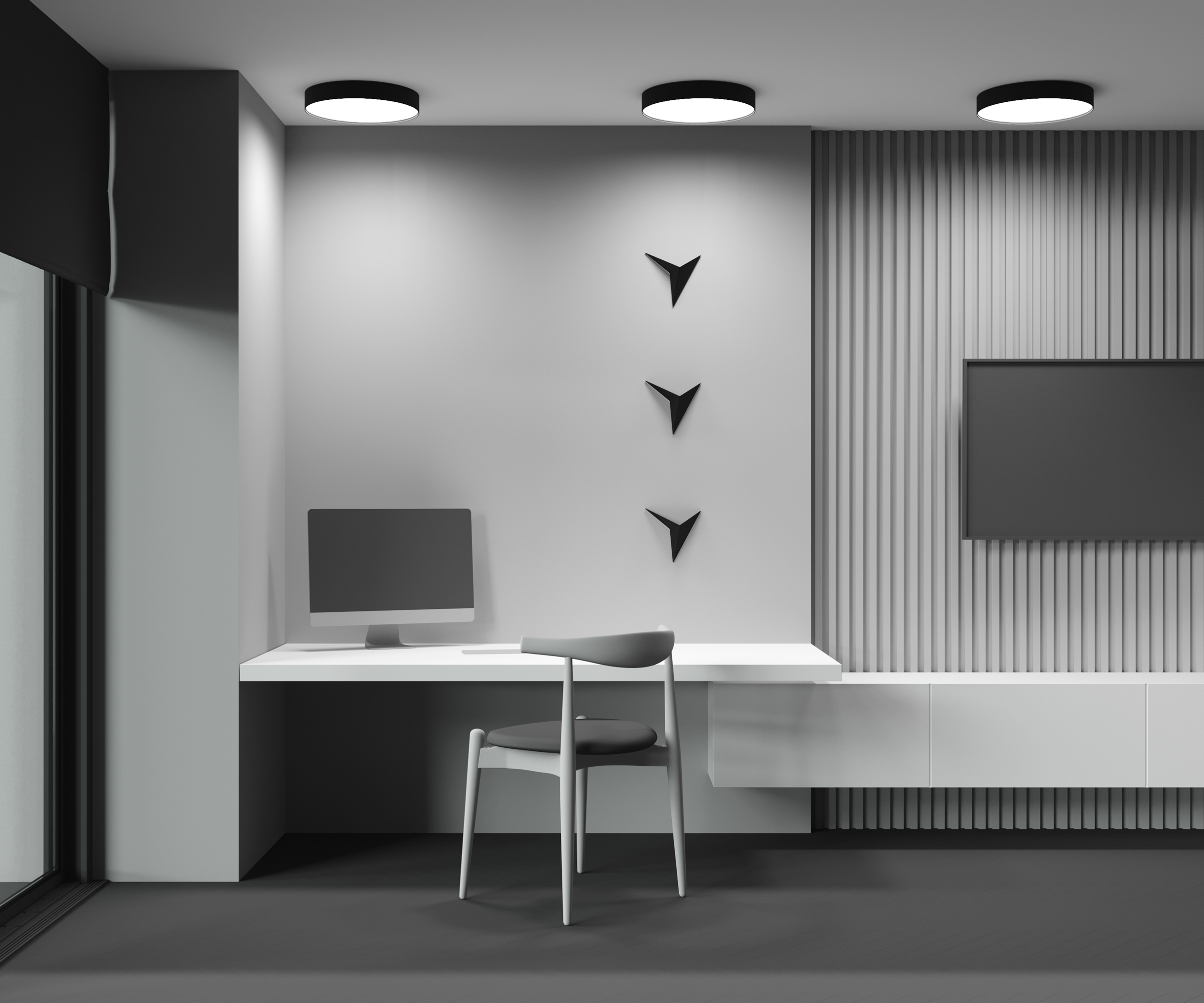 Потолочный светильник Maytoni Zon C032CL-45W2.7K-RD-B_MY