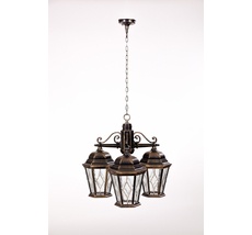 Уличный светильник подвесной IP44 2M 91470M/3 Gb ромб Oasis Light 91470M/3 Gb ромб_OL