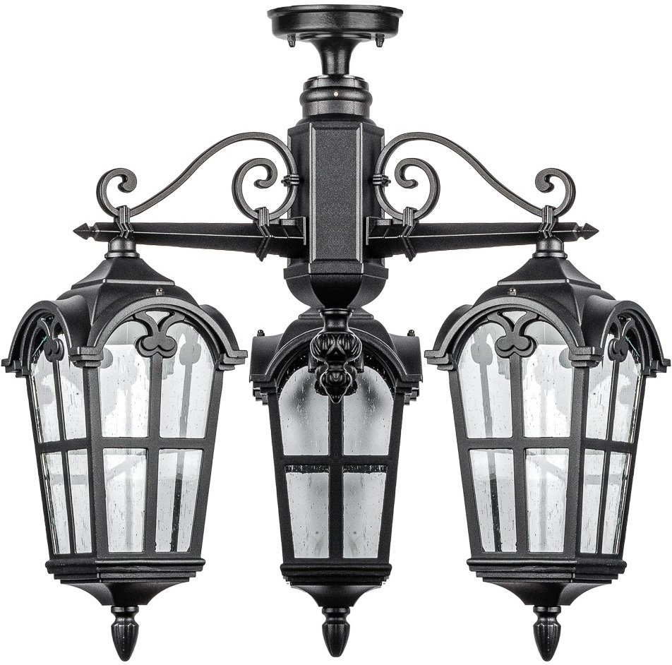 Потолочный светильник уличный IP44 Oasis Light 86170A/3 02 Bl_OL