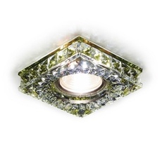 Встраиваемый светильник Ambrella light Crystal S251 GD_AMB