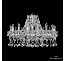 Хрустальная люстра Bohemia Ivele Crystal 1413/16/300 Ni_BI
