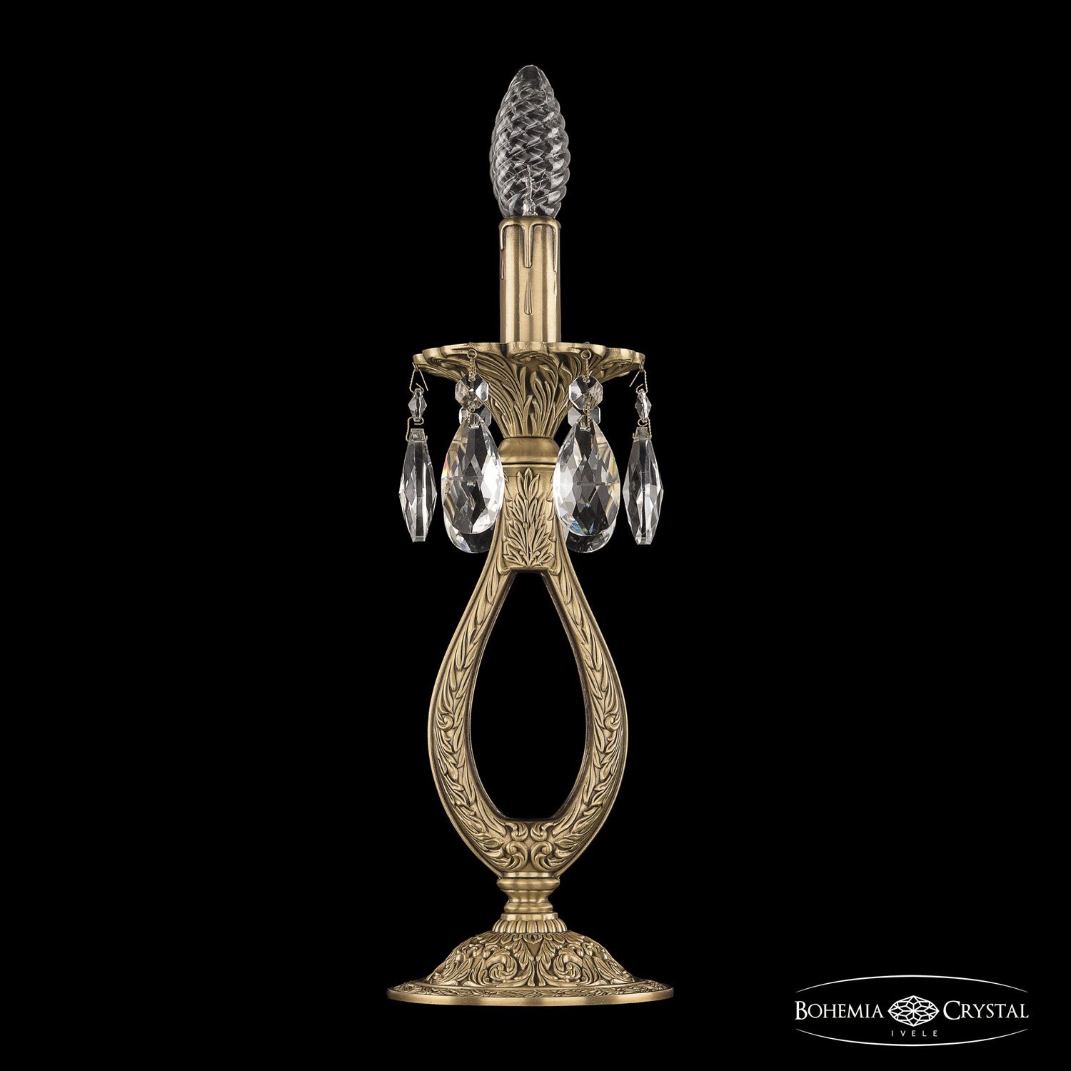 Настольная лампа Bohemia Ivele декоративная 72300l/1-33 FP, цвет бронзовый 72300l/1-33 FP - фото 1