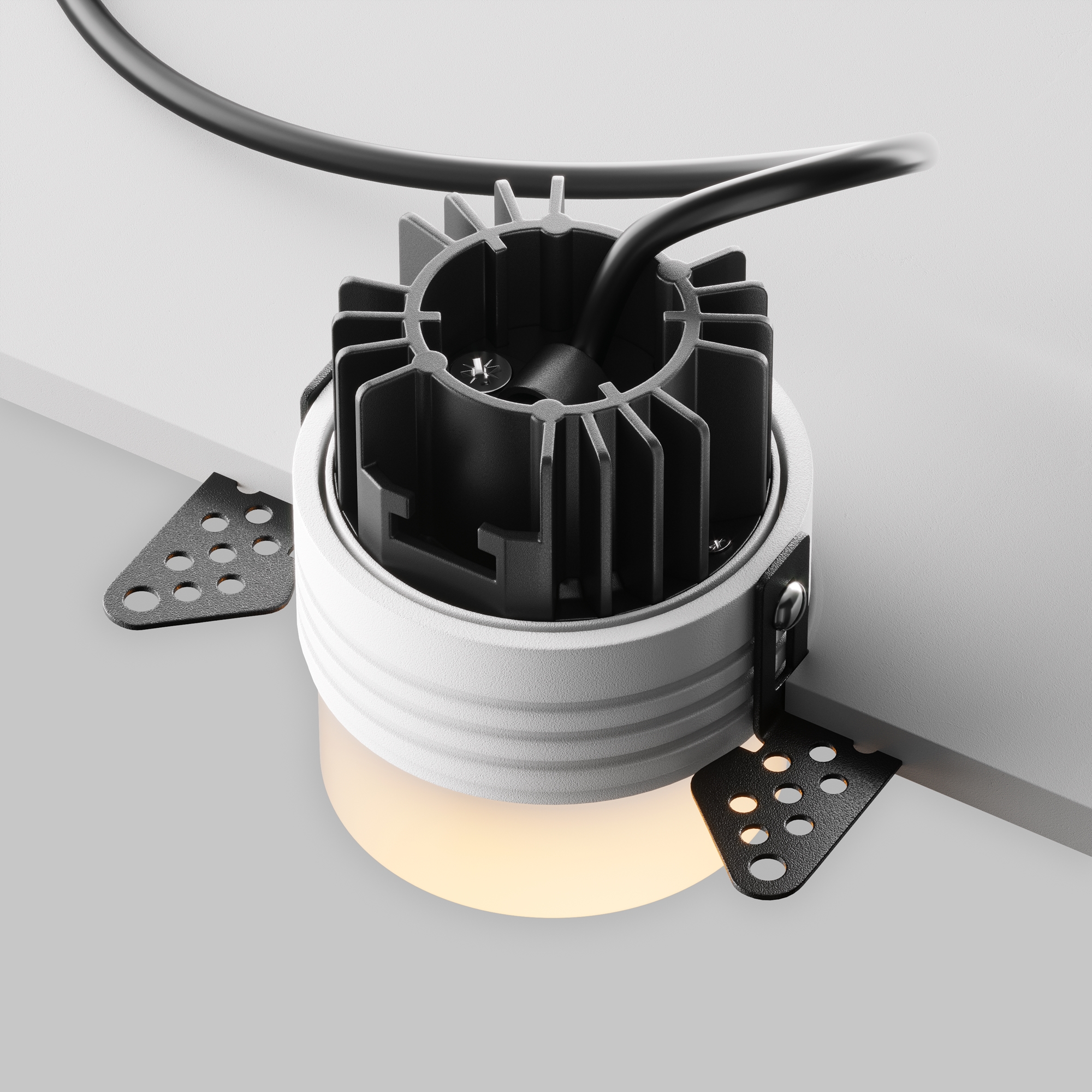 Встраиваемый светильник Maytoni Nude DL065-12W3K-TRS-W_MY