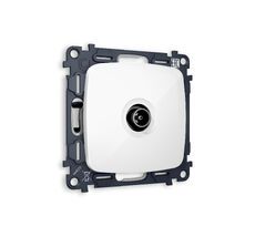 TV розетка проходная OMEGA 5-1000 MHz 4dB QUANT Ambrella Volt MO113030_AMB