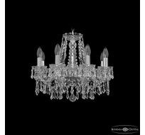 Хрустальная люстра Bohemia Ivele Crystal 1403/8/160 Ni_BI