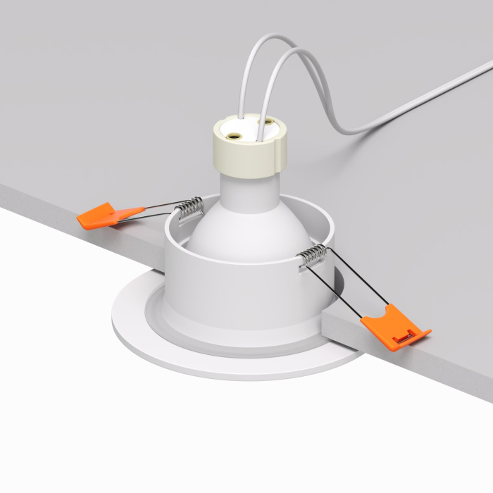 Встраиваемый светильник Denkirs влагозащищенный DK3016-WH