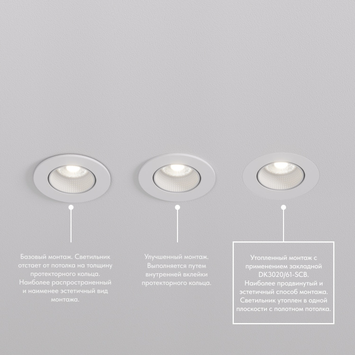 База встраиваемая Denkirs SCB DK3020/61-SCB