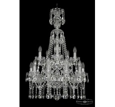 Хрустальная люстра Bohemia Ivele 1413/10+5/200/XL-90/2d Ni_BI
