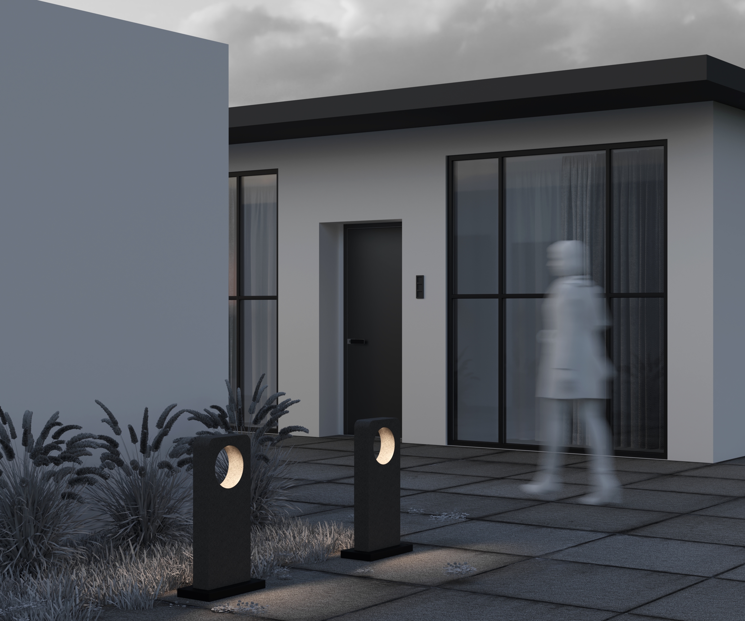 Ландшафтный уличный светильник Maytoni Betone O469FL-L7CM3K1_MY