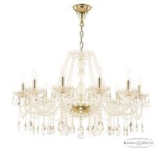 Хрустальная люстра Bohemia Ivele Crystal 116/12/300 G_BI