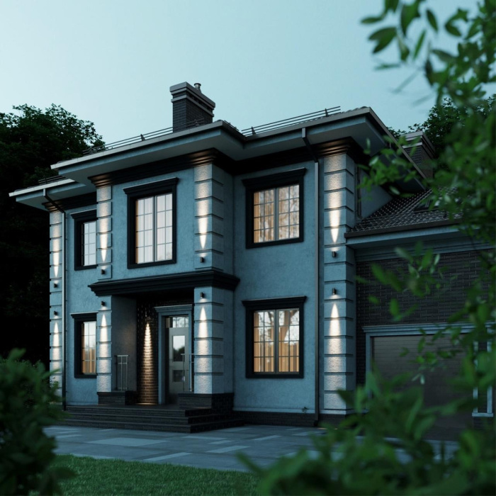 Уличный настенный ODEON LIGHT LONG 7071/7WL