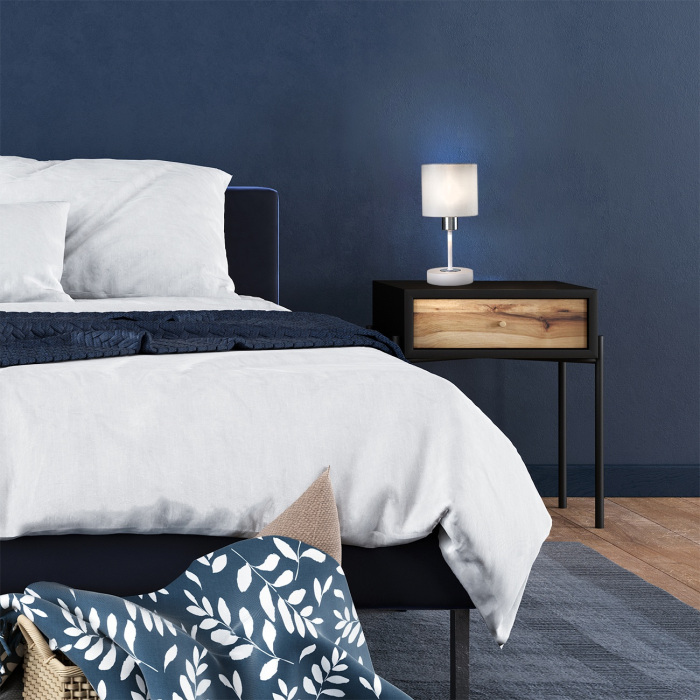 Настольная лампа Escada 1109/1 White/Silver_ESC