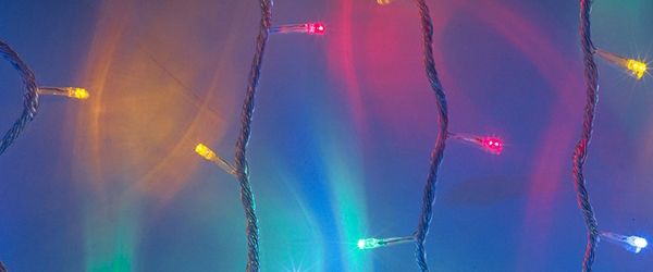 

Гирлянда Занавес 2 x 3 м Разноцветный 220В, 600 LED, Провод Прозрачный ПВХ, IP54 01-060, 01-060