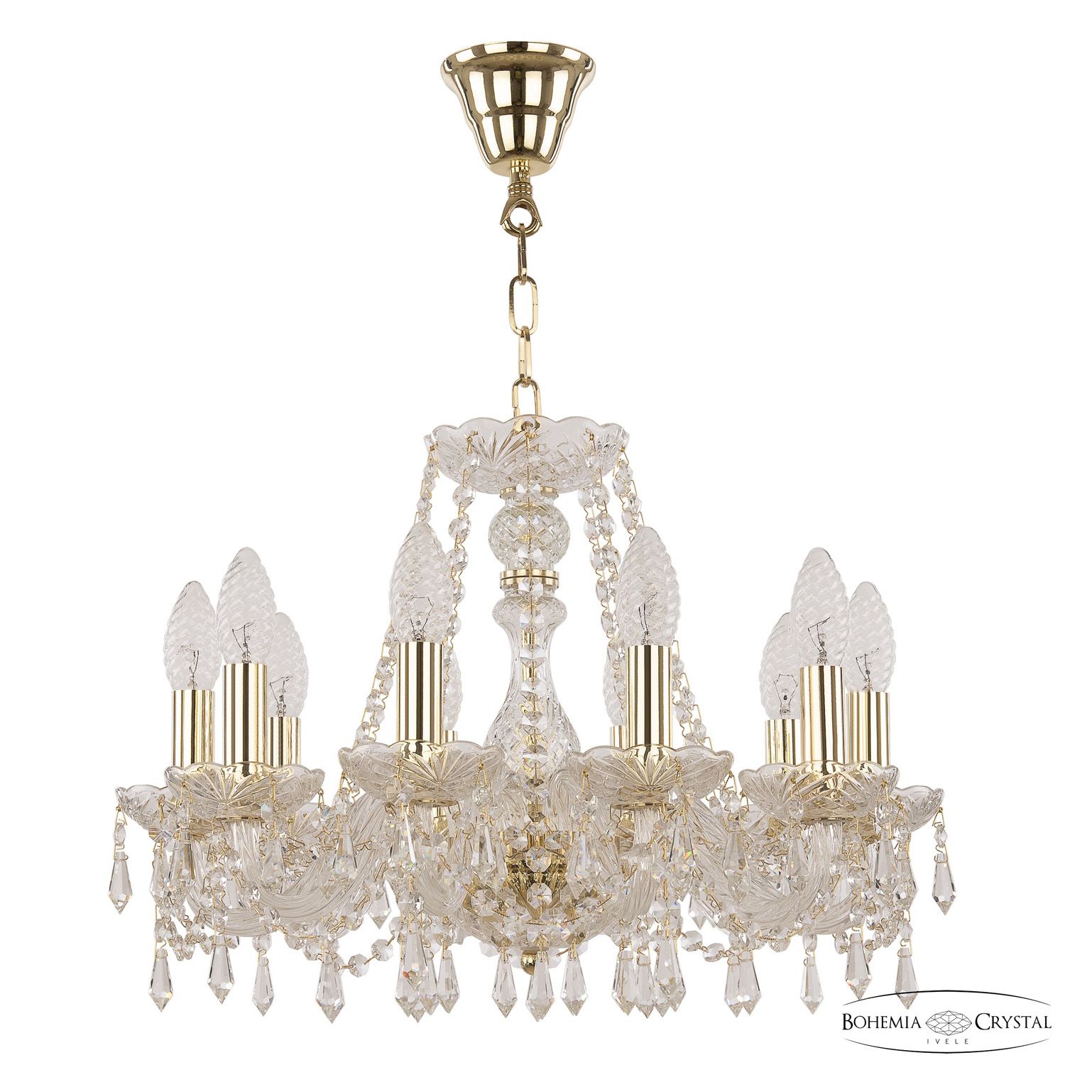 

Хрустальная люстра Bohemia Ivele Crystal 104/10/165 G, 104/10/165 G