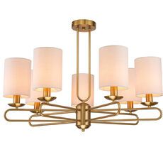 Потолочная люстра на штанге 10166/7PL E14*40W Escada 10166/7PL Brass_ESC