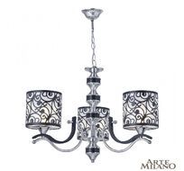 Подвесная люстра Arte Milano Florentina 304957/3 Bk/Ni