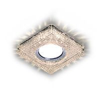 Встраиваемый светильник Ambrella light Crystal S272 CL/WW_AMB