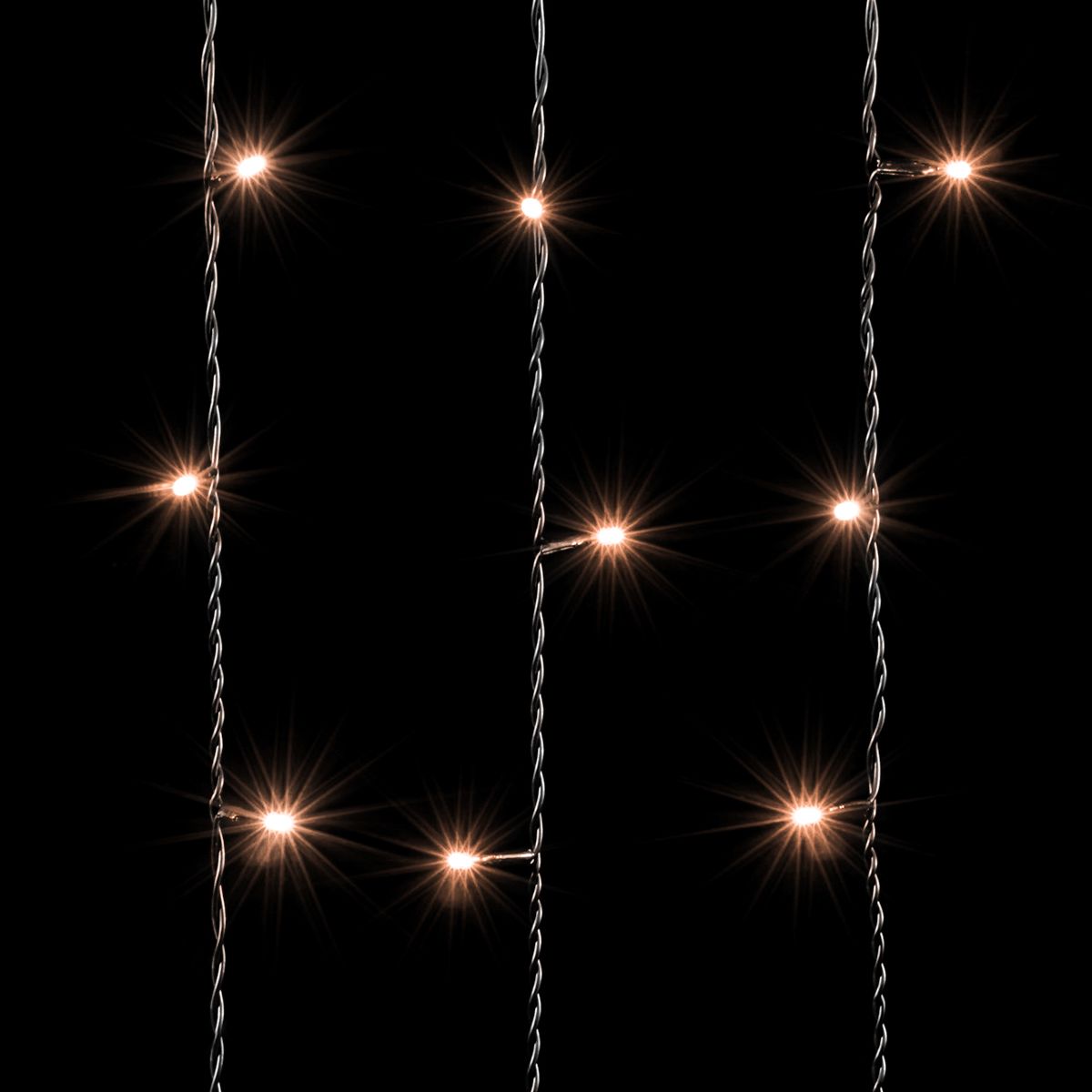 Гирлянда LTC Занавес 2 x 3 м Экстра Тепло-Белый 220В, 600 LED PCL602-11-2EWW