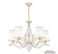Подвесная люстра Arte Milano Florentina 303987/5 Wh/Gd