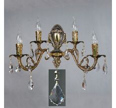 Бра Ambiente ALICANTE 8888/2+2 PB New Leaf_BZ