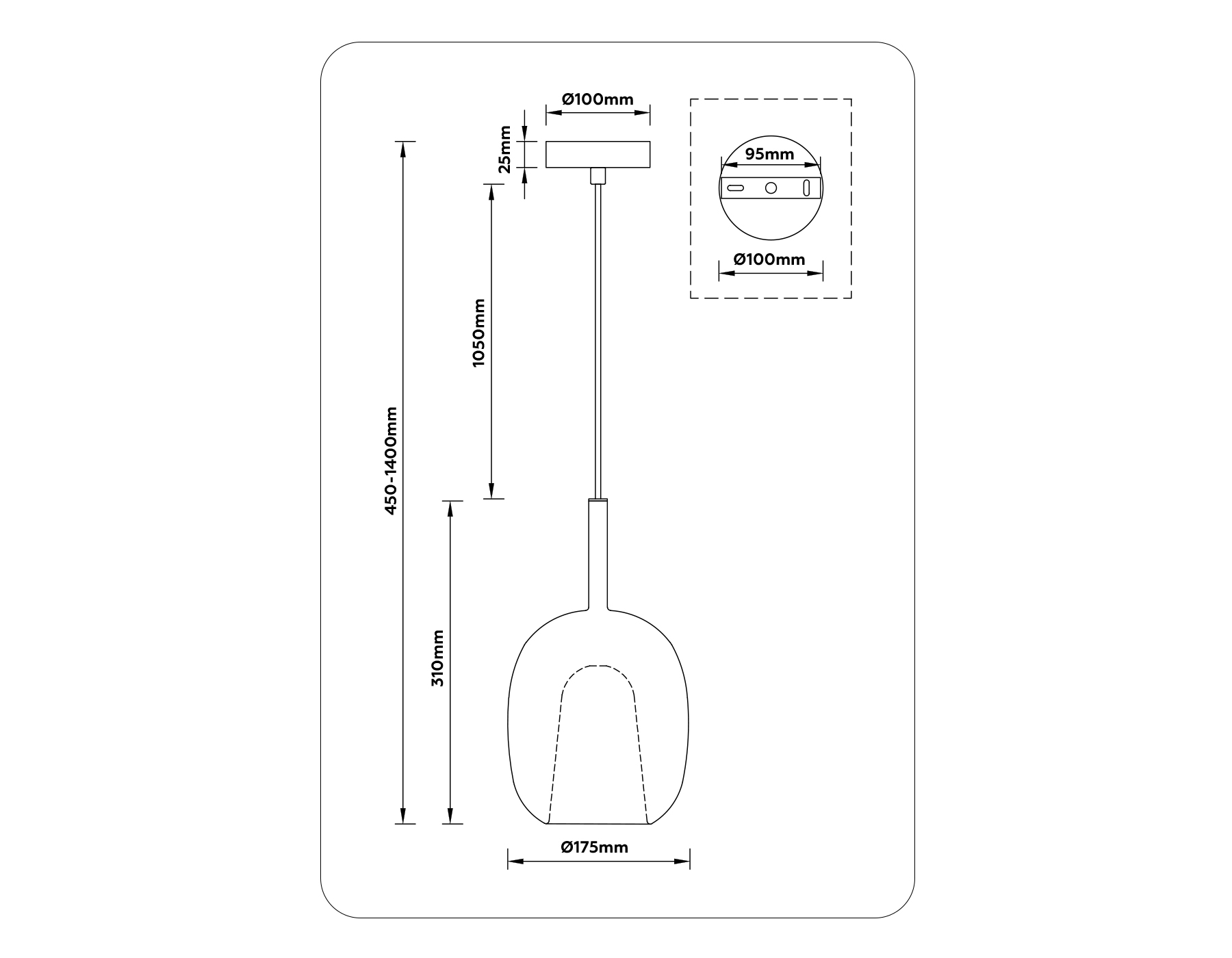 Подвесной светильник Ambrella Light Cloud LH11125_AMB