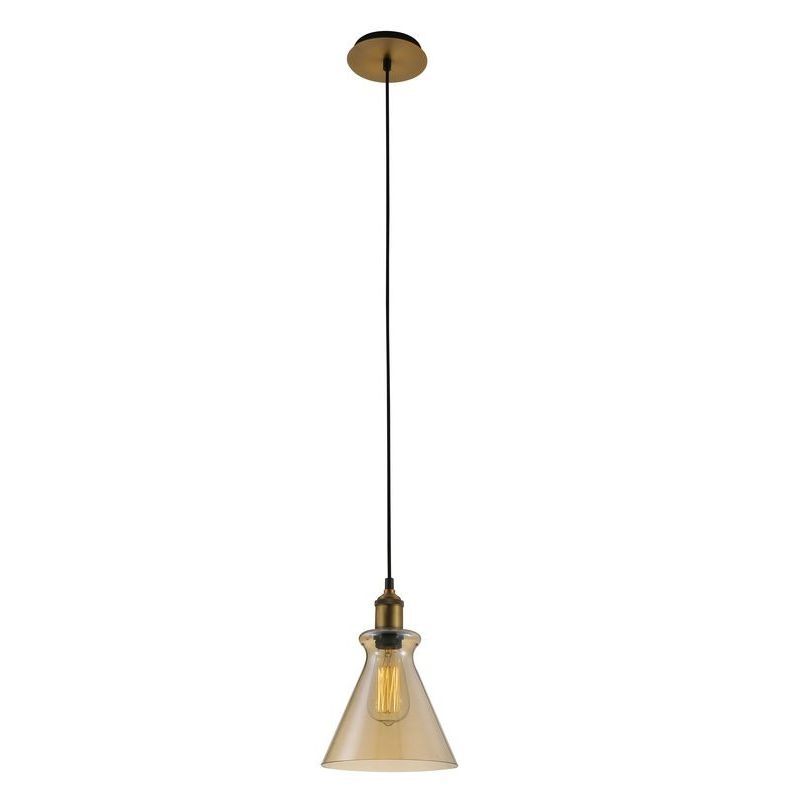 Подвесной светильник Crystallux CAMPANELLA CAMPANELLA SP1 AMBER_CR