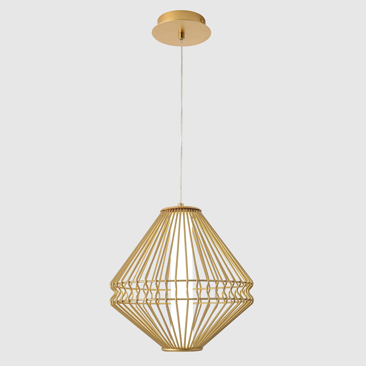 Подвесной светильник Crystal Lux CUADRA CUADRA SP15W LED GOLD_CR