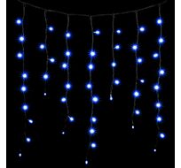 Гирлянда Бахрома 3,2 x 0,9 м Синяя 220В, 168 LED, Провод Черный Каучук, IP65 04-164_BL