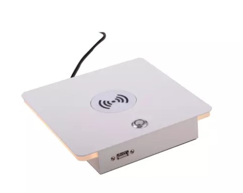 

Настольная лампа с беспроводной зарядкой и USB Lightstar Muro 808536, 808536