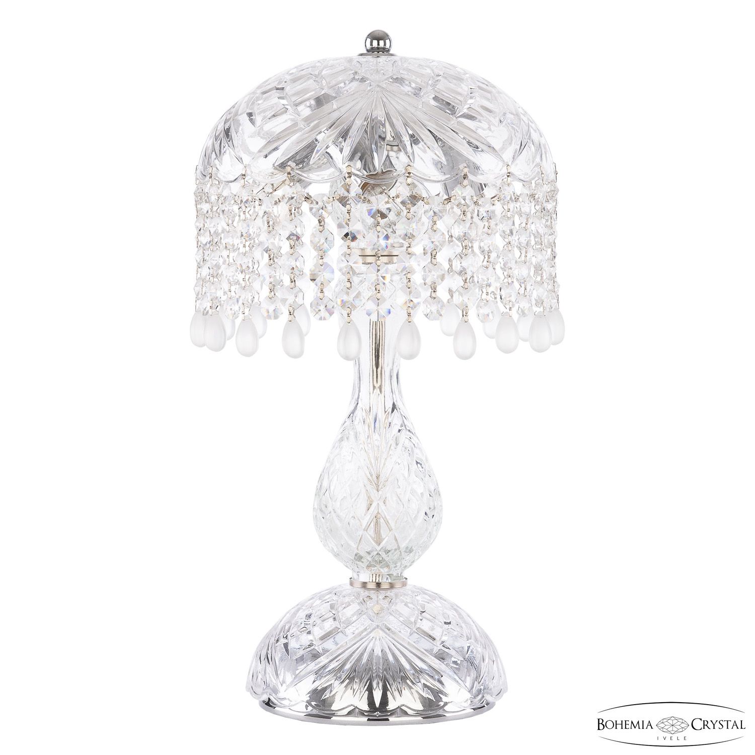 Настольная лампа Bohemia Ivele Crystal 14781L1/22 Ni V0300, цвет никель 14781L1/22 Ni V0300 - фото 1