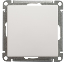 Выключатель встраиваемый одноклавишный (белый) Systeme Electric VS610-156-1-86