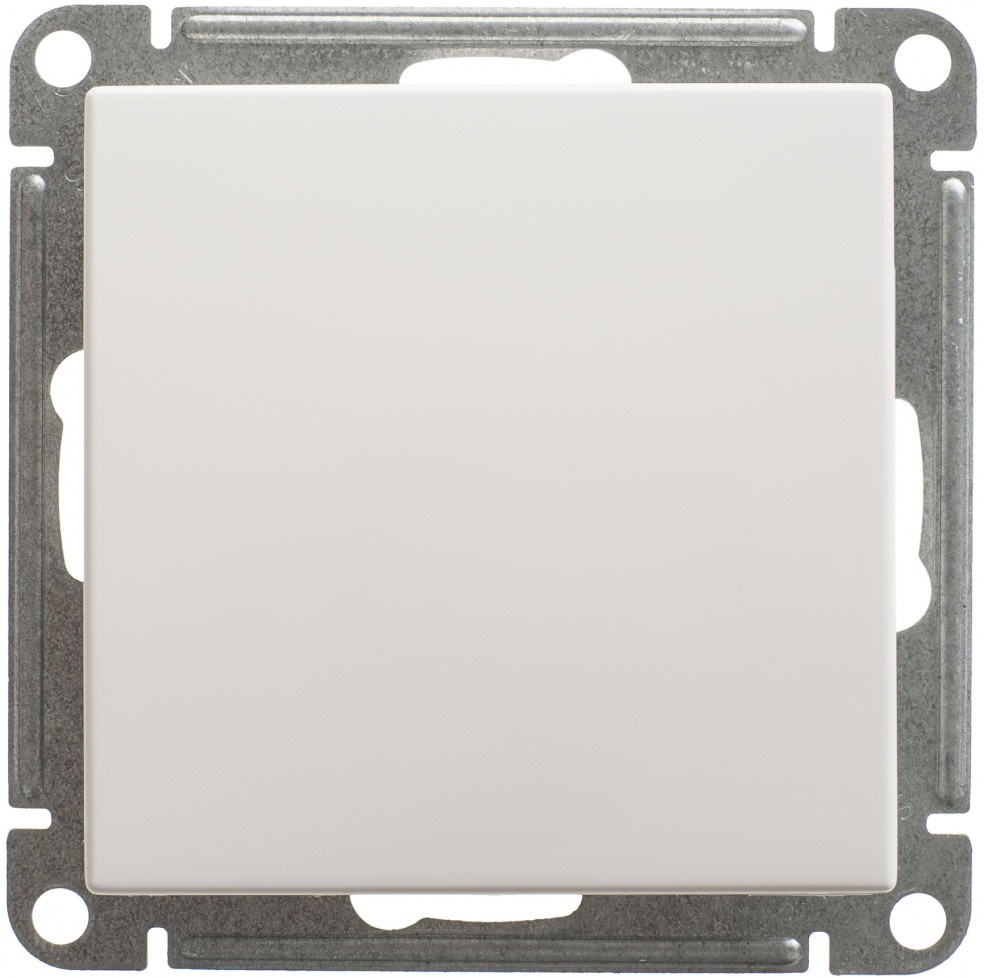 Выключатель встраиваемый одноклавишный (белый) Systeme Electric VS610-156-1-86