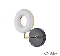 Настенный светильник Arte Milano Ferrara 271399/1B BK/GD