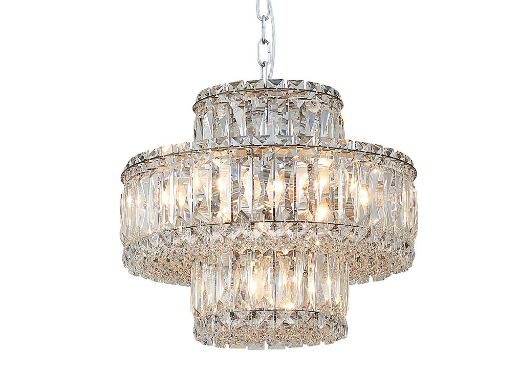 Подвесная люстра NewPort 8458+3/C chrome_NP