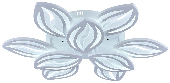 Люстра потолочная с пультом диммируемая светодиодная регулировкой цветовой температуры и ночным режимом 10221/9LED Escada 10221/9LED White_ESC