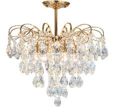 Хрустальная потолочная люстра каскадная Escada 682/6PL_ESC