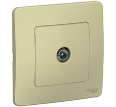 ТВ-розетка встраиваемая оконечная (бежевый) Systeme Electric BLNTS000017