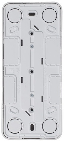 Розетка накладная тройная без заземления (белый) Systeme Electric BLNRA000311