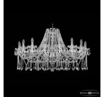 Хрустальная люстра Bohemia Ivele Crystal 1413/18/400 Ni_BI