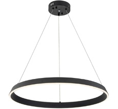 Люстра led подвесная с пультом (+ночной режим) светодиодная (14019/1P Black) Indigo V000090L