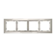 Рамка стеклянная VOLTUM S70 на 4 поста VLS110403