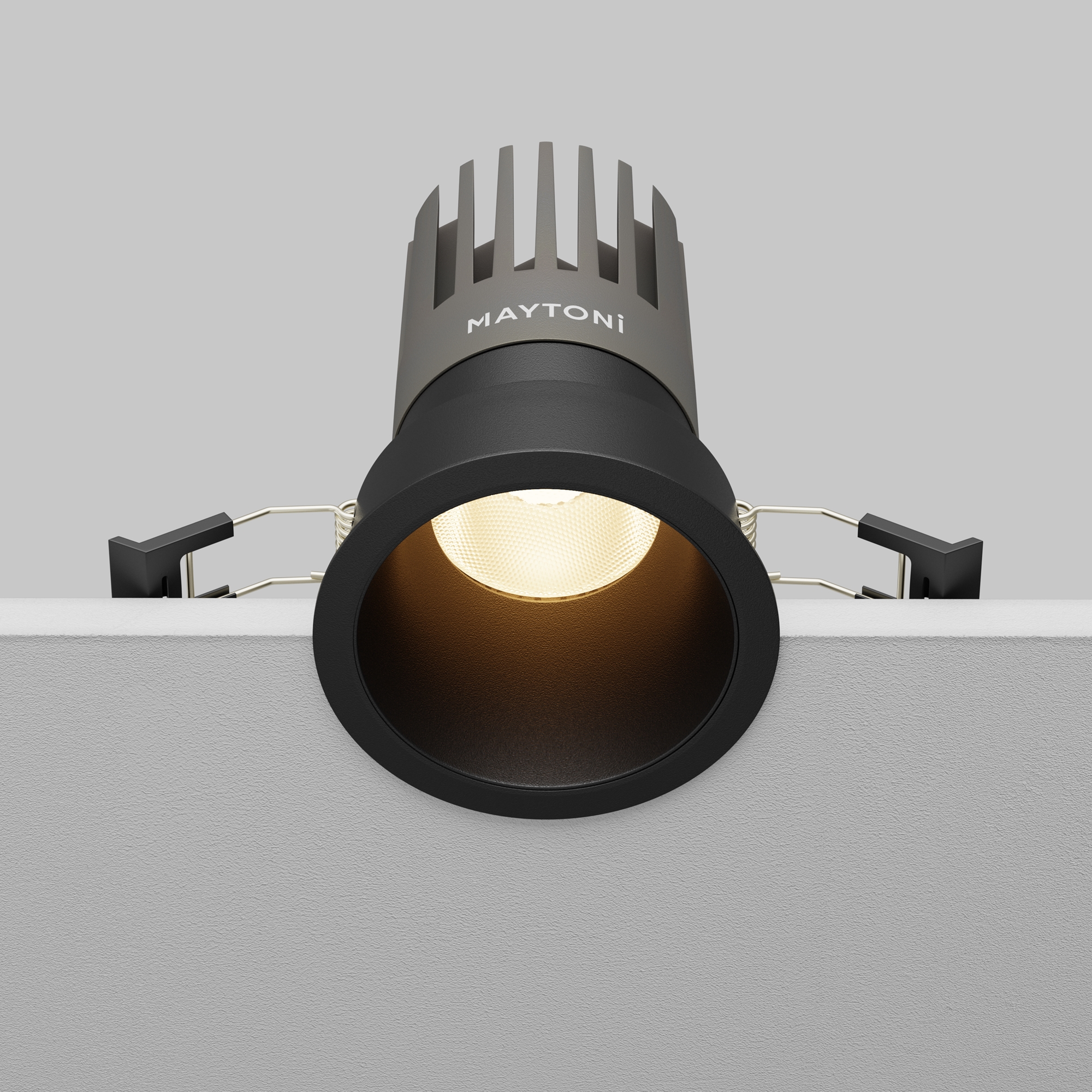 Встраиваемый светильник Maytoni Dip DL118-15W-3K-B_MY