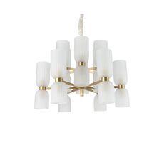 Подвесная люстра NewPort 3646+6/C brass_NP