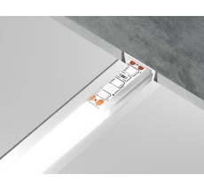 Алюминиевый профиль встраиваемый для ленты до 11мм Ambrella Light ILLUMINATION GP1001WH_AMB
