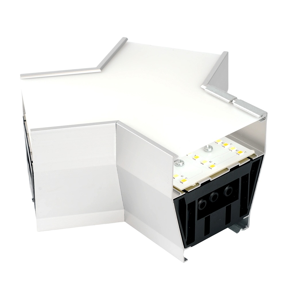 Светильник коннектор 5W 550Lm 3000К-4000К-6400K Y-образный с ручным переключением режимов возмож. соедин. в линию Feron 51873_FR