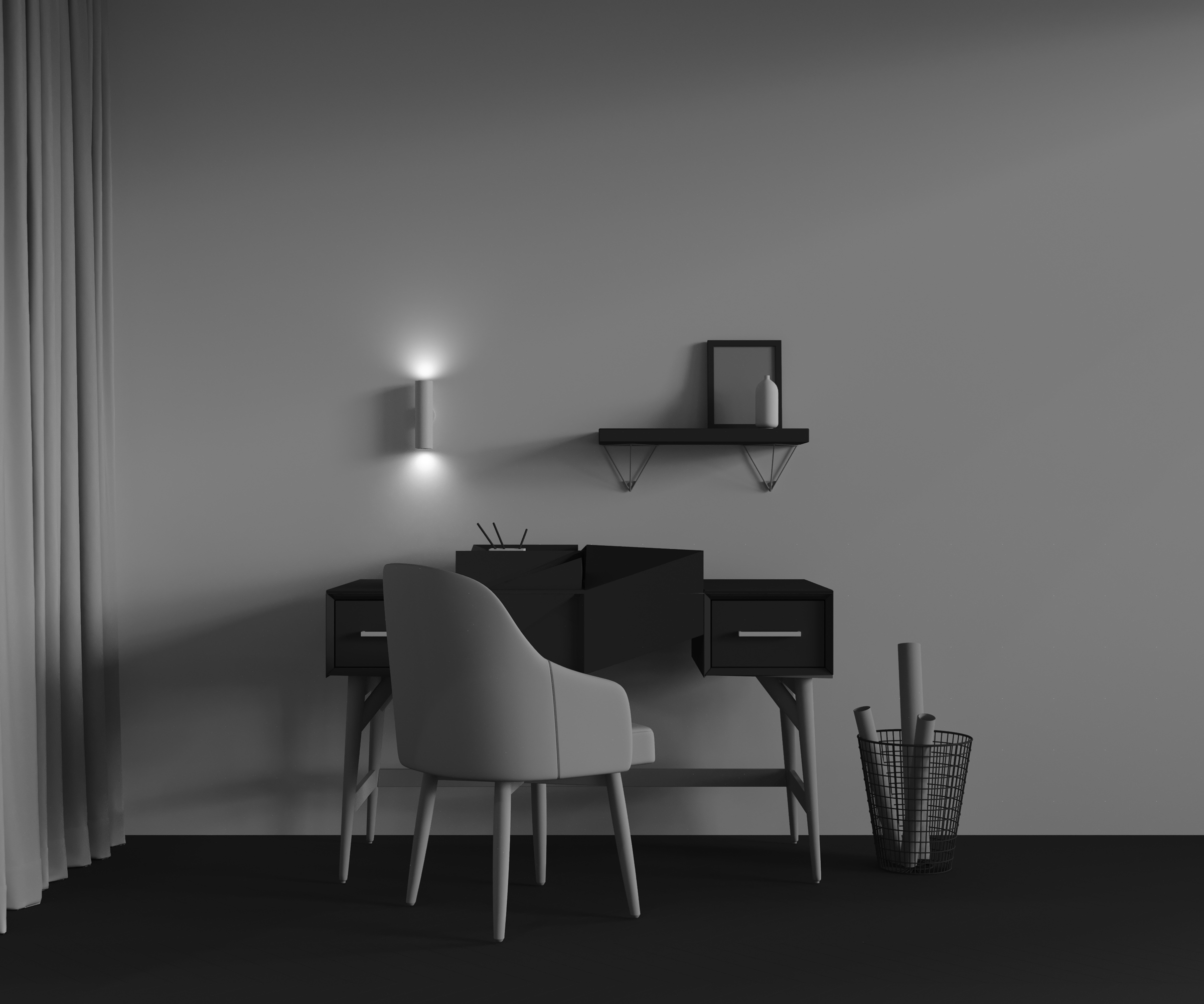 Настенный светильник Maytoni Artisan C080WL-02-GU10-W_MY